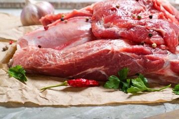 raw meat