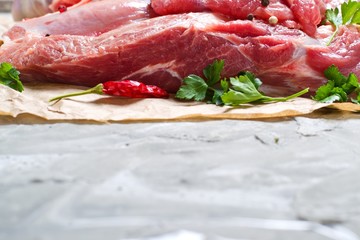 Fototapeta premium raw meat