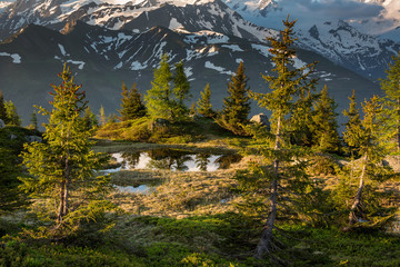 Die wunderschöne Bergwelt des Wallis