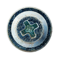Rusty screw head