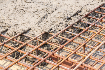 Concrete floor pouring