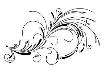 Vector floral pattern.