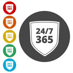 Open 24/7 - 365, 24/7 365 