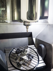 CNC machining center cutting mold