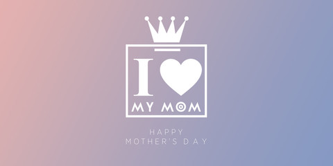 happy mothers day color background