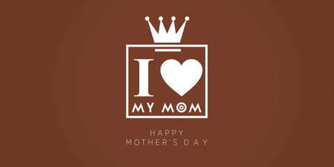 happy mothers day color background