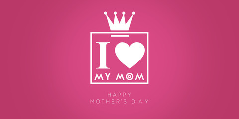 happy mothers day color background