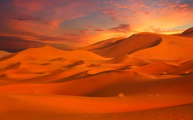 Zelfklevend Fotobehang Prachtige zandduinen van Merzouga © Pav-Pro Photography 