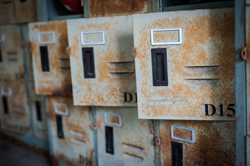 Dirty Locker in soft light