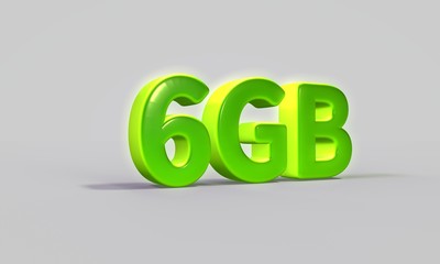 3d rendering data capacity 6 gb