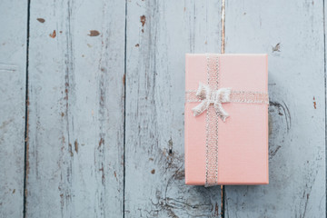 Christmas gifts, vintage colors, selective focus