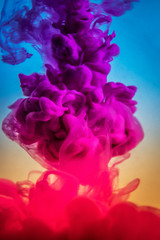 Fototapeta premium colorful paint in water 