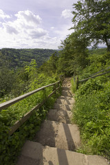 symonds yat valley of the river wye herefordshire uk