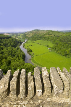symonds yat valley of the river wye herefordshire uk