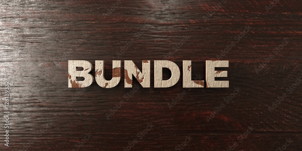 Fototapete bundle - grungy wooden headline on maple - 3d rendered royalty free stock image. this image can be u