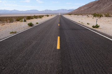 Death valley road