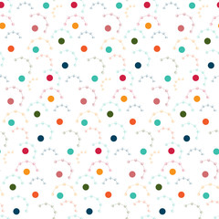 Festive confetti modern background pattern.
