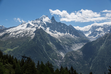 Die wundersch&ouml;ne Bergwelt des Wallis