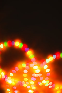 Color light blurred bokeh background, unfocused.