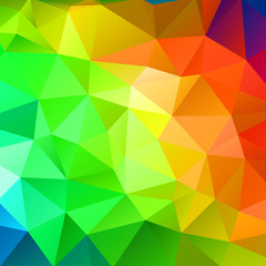 Fototapeta na wymiar Colorful triangular abstract background. Trendy illustration. 