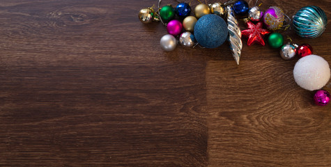 Fototapeta na wymiar Christmas design - Night Christmas tree. Background with Glitter