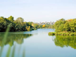 beautiful image of the rural landscape.