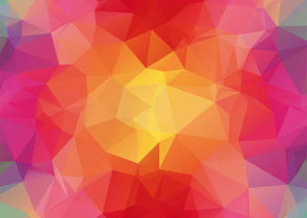 Purple colorful geometric background Origami style with moasic b