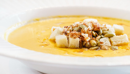 pumpkin cream soup