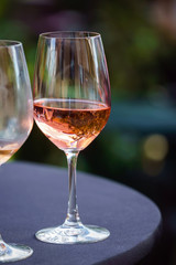 Two glasses of wine..