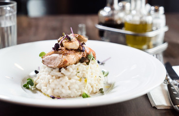 risotto with duck