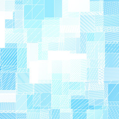 Abstract squared background from striped shapes