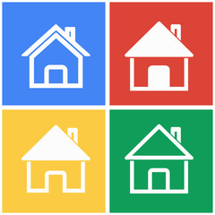 Home icon set.