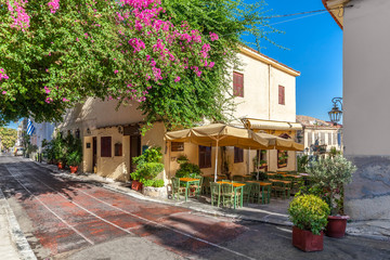 Plaka area near Acropolis, Athens, Greece