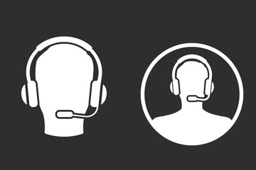 Assistance - vector icon.