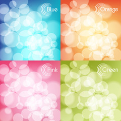Color vector background. Circles. Bubbles.
