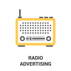 radio advertising icon