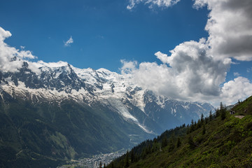 Die Bergwelt des Schweizer Wallis
