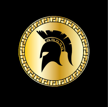 Sparta Helm Gold