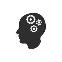 Brain - vector icon.