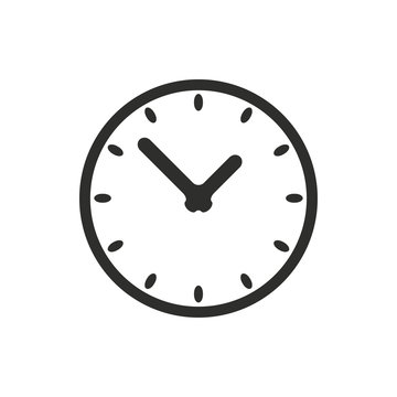 Clock - vector icon.