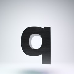 3D Metal Letter 