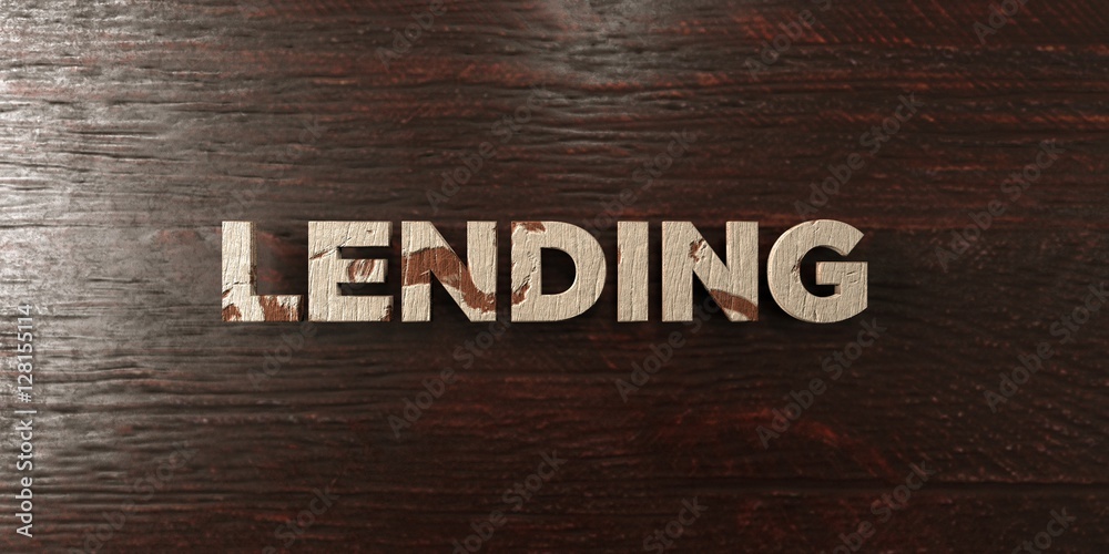 Fototapete lending - grungy wooden headline on maple - 3d rendered royalty free stock image. this image can be 