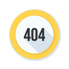 404 Not found error sign
