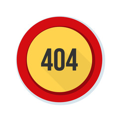 404 Not found error sign