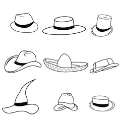 set classic hats