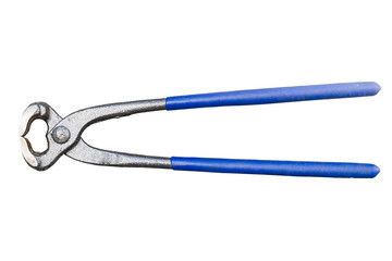 industry construction site worker pliers wire tool.isolated white background