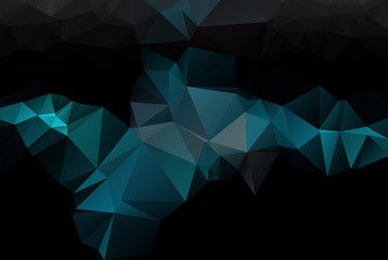 Dark polygonal illustration background design Abstract backgroun