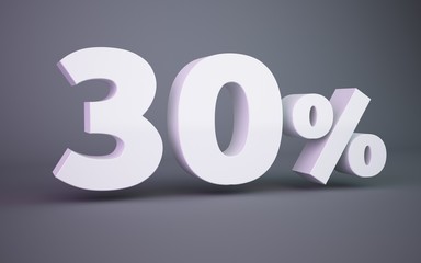 3D percent sale 