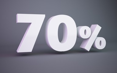 3D percent sale 