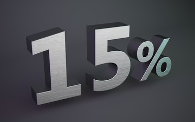 metal 15 percent off